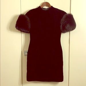 Exquisite RARE vintage Christian Dior Fox trim